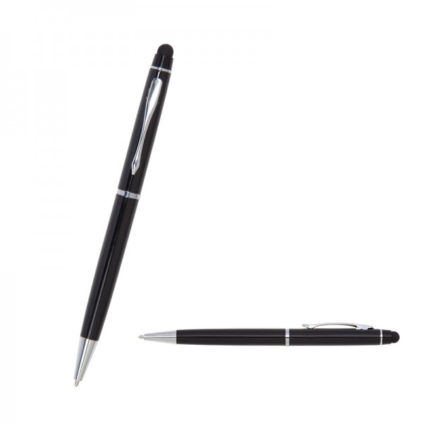 RD-22128 1022 Siyah Metal Tükenmez Touchpen Kalem