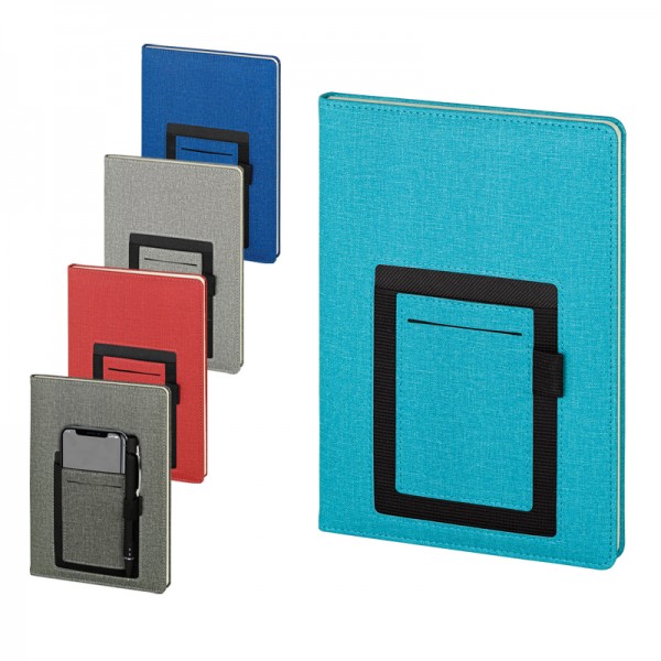 RD-22960 2421-HOLMEN Siyah-Füme Termo Deri̇ Defter (Holmen Kitap Kağıdı)