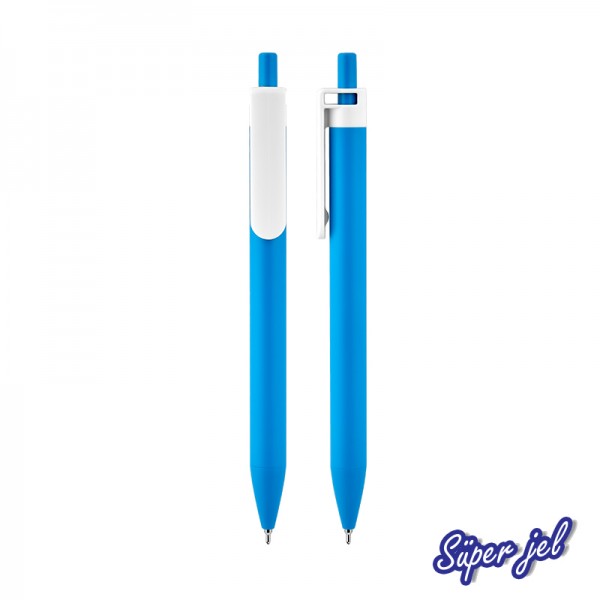 RD-23702 509-BK Turkuaz Plastik Süper Jel Kalem
