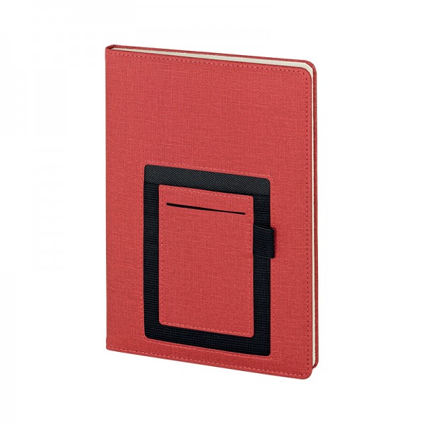 RD-21004 Kırmızı Tarihsiz Defter (Ivory Kağıt) 15x21 cm