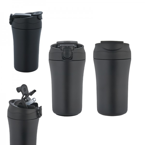 RD-23958 Siyah Çelik Termos 400 ml