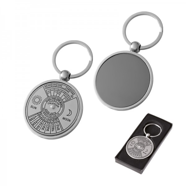 RD-21002 Krom Tek Taraflı Metal Anahtarlık