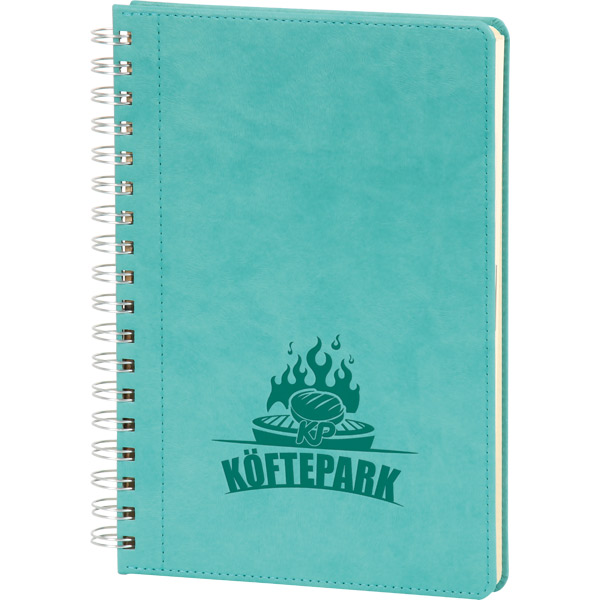 RD-41862 Turkuaz Spiralli Tarihsiz Defter 17x24 cm