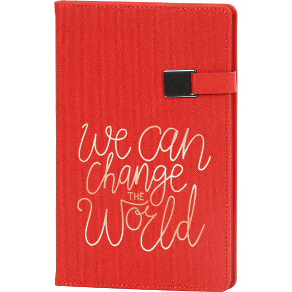 RD-35637  Kırmızı Termo DeriTarihsiz Defter 13x21 cm