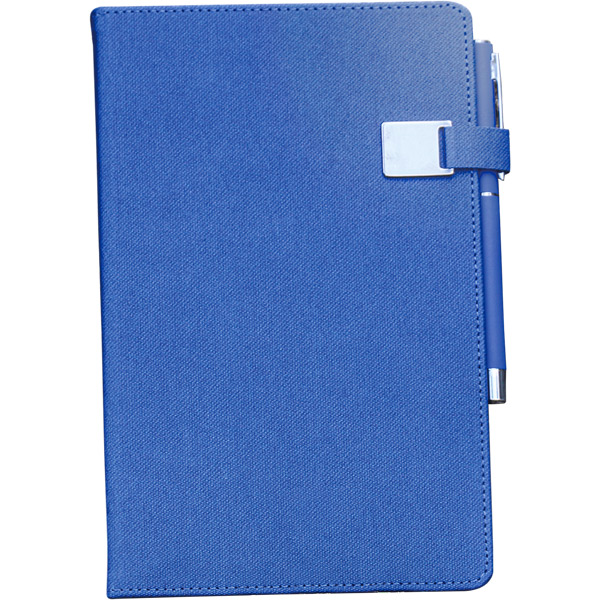 RD-35643 Lacivert Termo Deri Tarihsiz Defter 13x21 cm