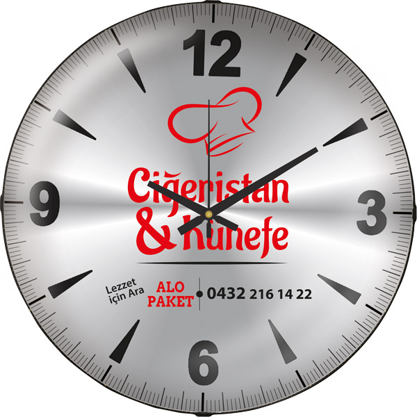 RD-28104 Bombe Cam Duvar Saati RD-28104 Bombe Cam Duvar Saati