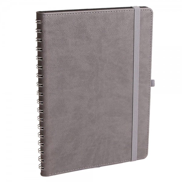 RD-562 Gri Gizli Spiralli Tarihli Ajanda 17x24 cm RD-562 Gri Gizli Spiralli Tarihli Ajanda 17x24 cm