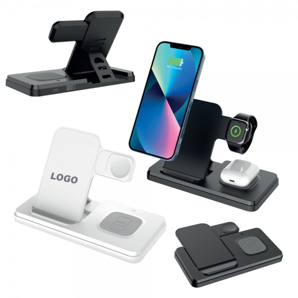 RD-30912 Kablosuz Şarj Standı 4'ü 1 Arada