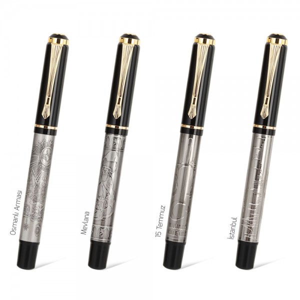 RD-31008 Tekli Kabartmalı Roller Kalem RD-31008 Tekli Kabartmalı Roller Kalem